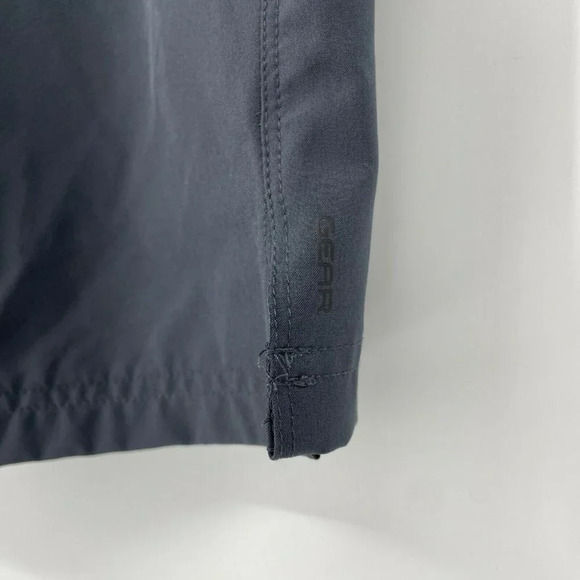 Champion Gear Shorts Men's Sz S Gray Elastic Waist Back Zip Pocket Pull on Relax - Picture 5 of 9